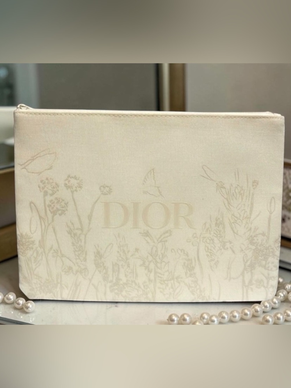 🔥NWOT CHRISTIAN DIORS COSMETIC BAG PINK CHAIN CROSSBODY BAGS/NIB 689 MITZAH DIOR - Picture 5 of 16